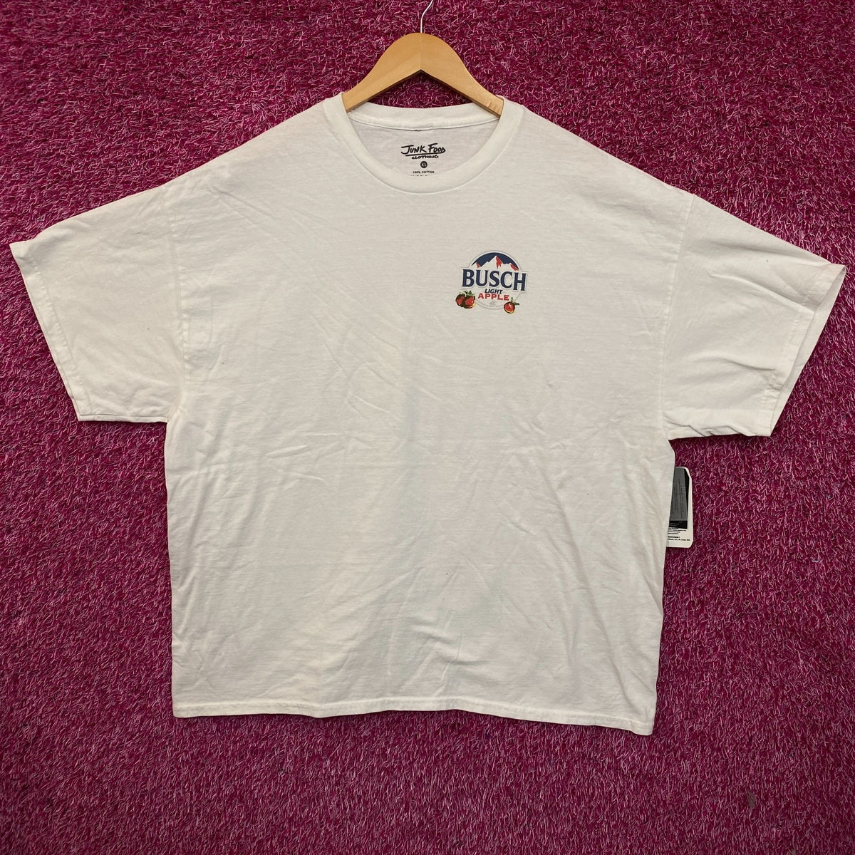 Busch Light Apple Edition Crisp and Refreshing Tshirt size XL