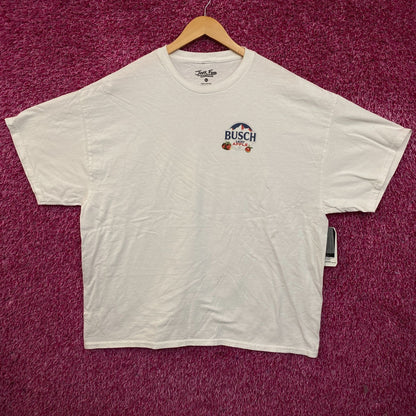 Busch Light Apple Edition Crisp and Refreshing Tshirt size XL