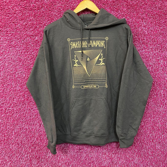 Smashing Pumpkins Spirits On Fire Tour Hoodie size Medium
