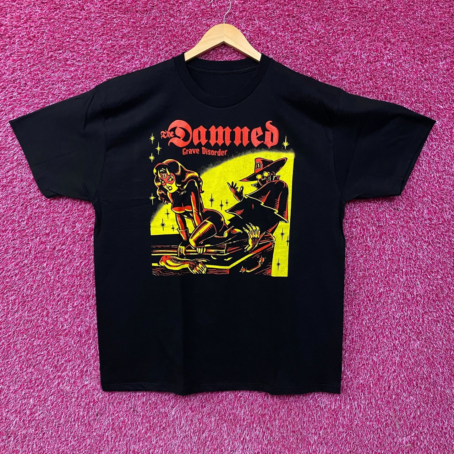 The Damned Grave Disorder Punk Rock Band T-Shirt XL