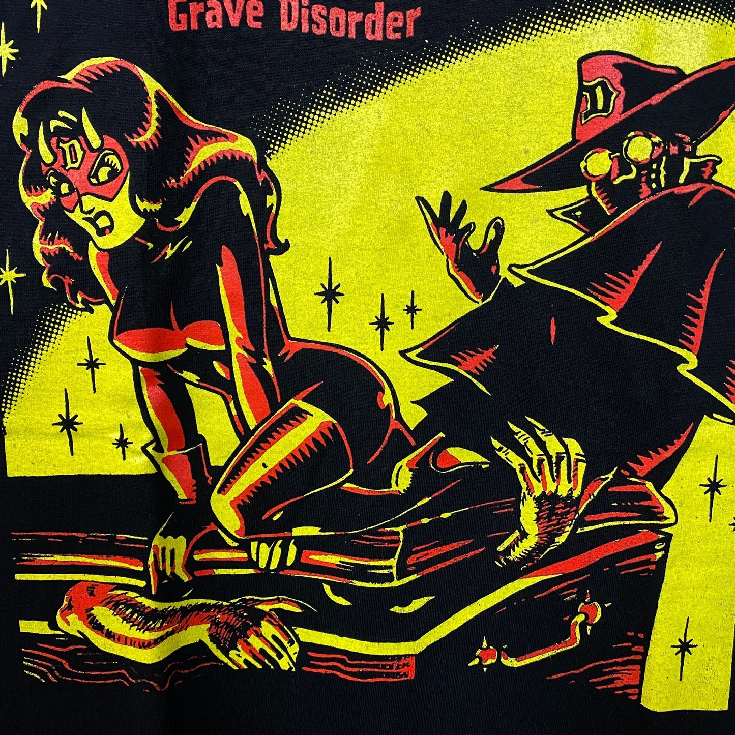The Damned Grave Disorder Punk Rock Band T-Shirt XL