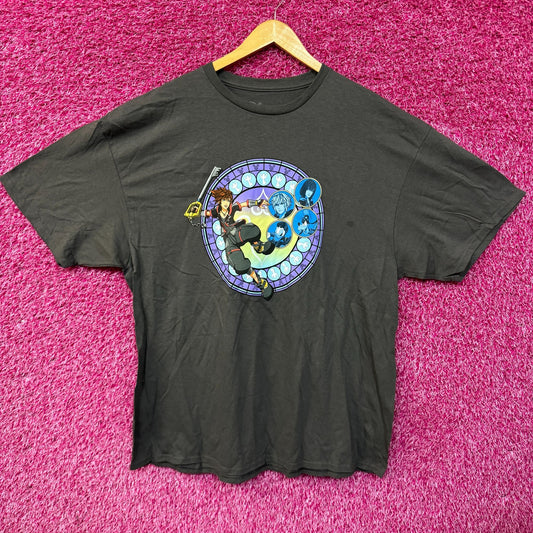 Kingdom Hearts Sora stained glass T-shirt size 2XL.