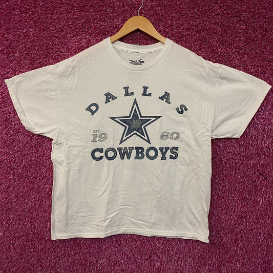 Junk Food Dallas Cowboys Est. 1960 Graphic Vintage Style T-Shirt Large