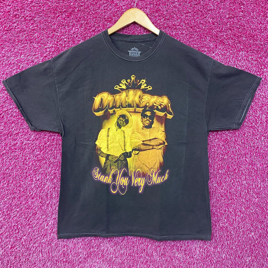Outkast Stank You Very Much Stankonia Gold Album Rap Black Wash Tee Large