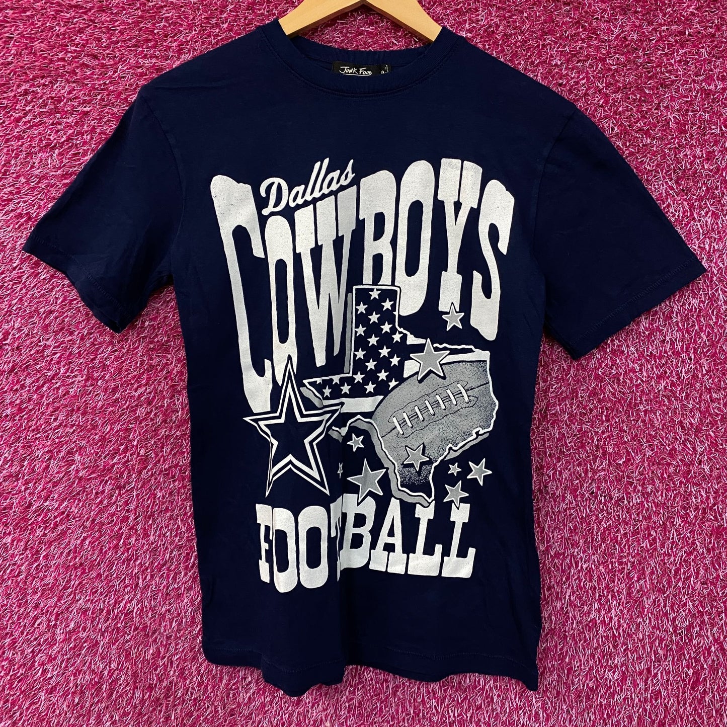 Junk Food Clothing Dallas Cowboys Checkdown Flea Market Tee XS