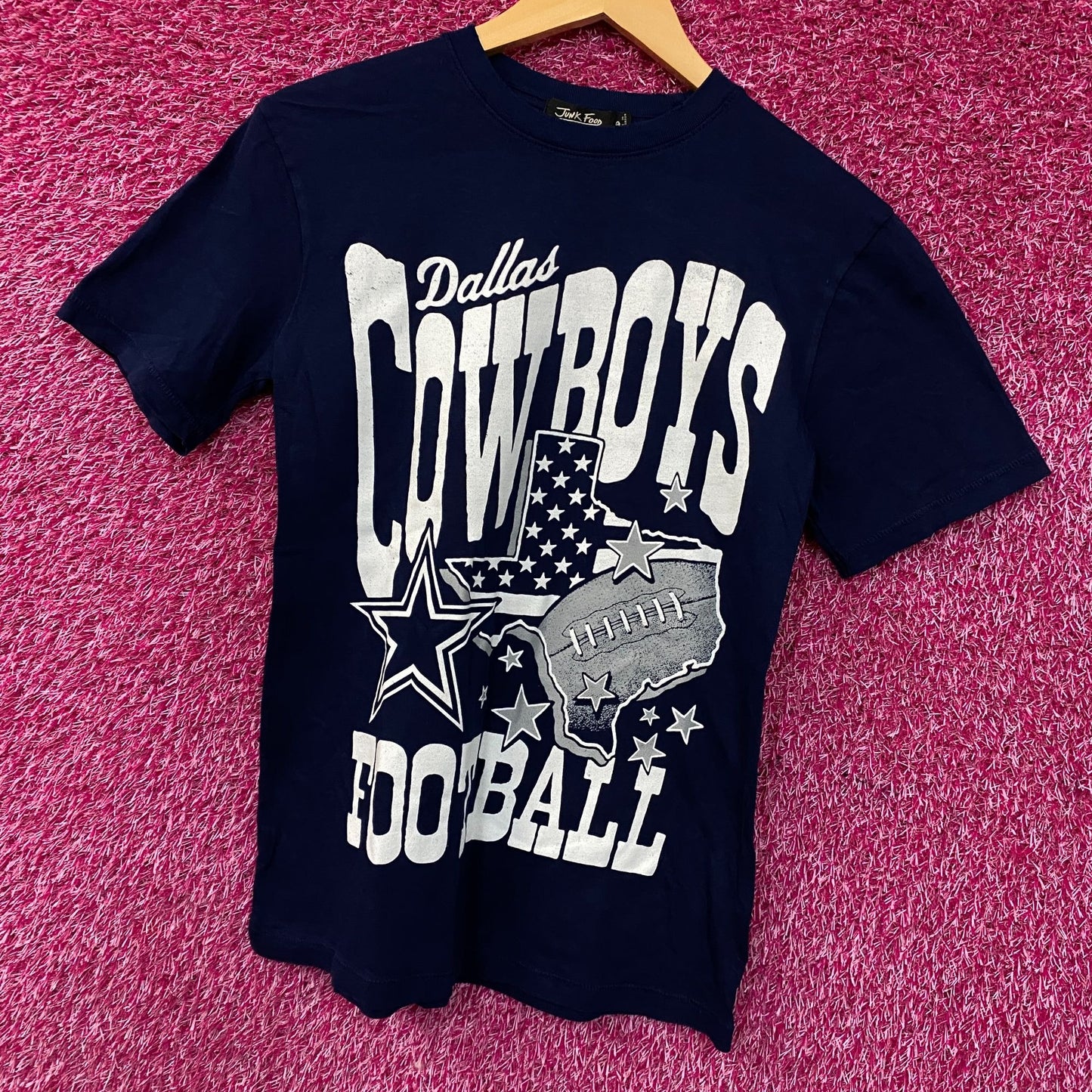 Junk Food Clothing Dallas Cowboys Checkdown Flea Market Tee XS