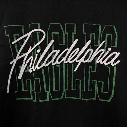 Junk Food Clothing Philadelphia Eagles Timeout Long Sleeve Crop Tee Large