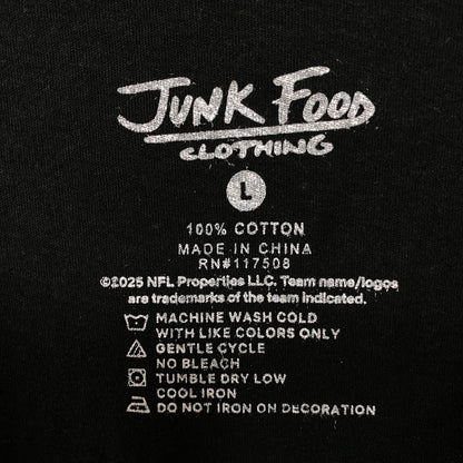 Junk Food Clothing Philadelphia Eagles Timeout Long Sleeve Crop Tee Large