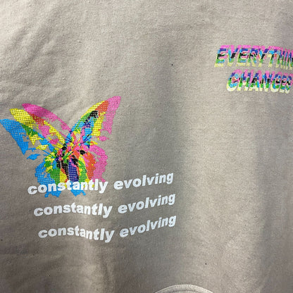 Neon Riot Constantly Evolving Everythin Changes Hoodie Large