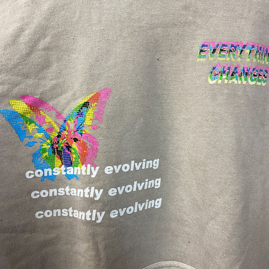 Neon Riot Constantly Evolving Everythin Changes Hoodie Large