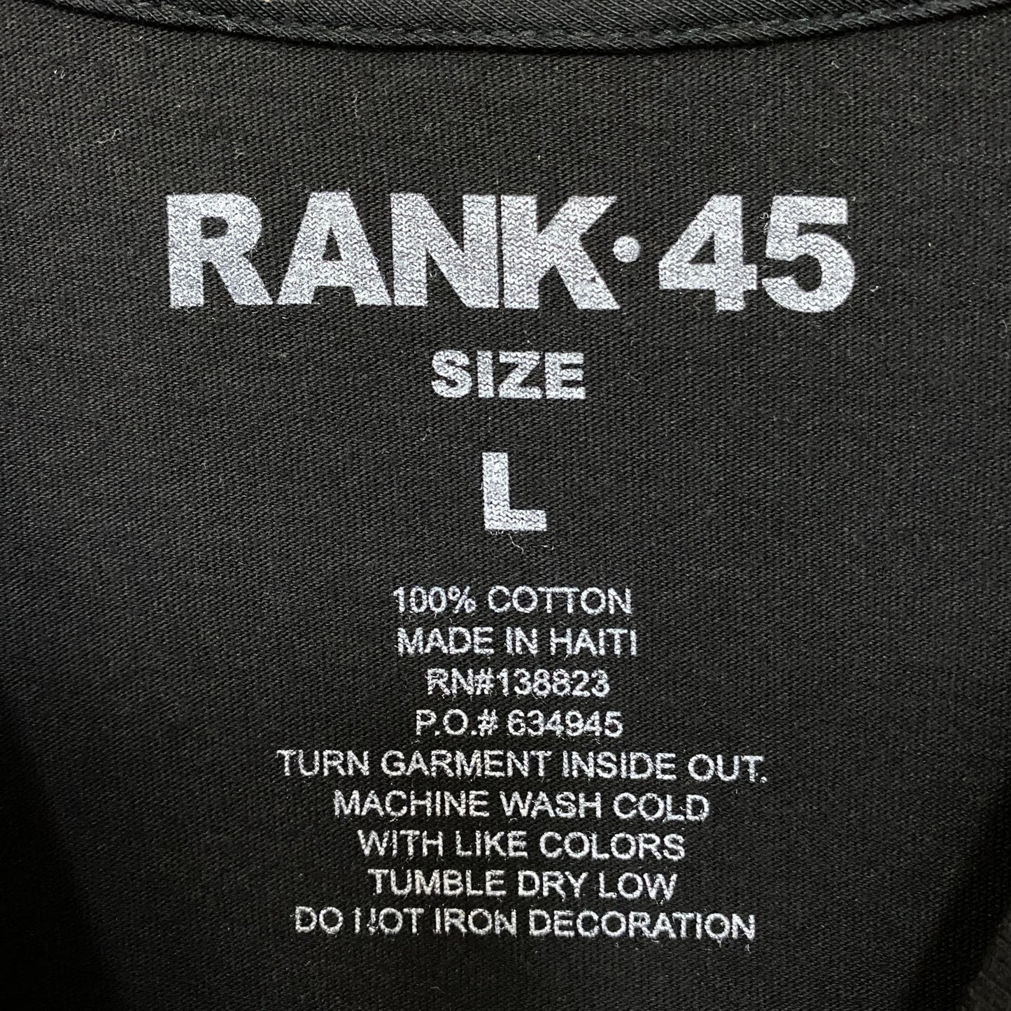 Rank-45 Pay Dirt Rodeo Graphic Design T-Shirt Large.