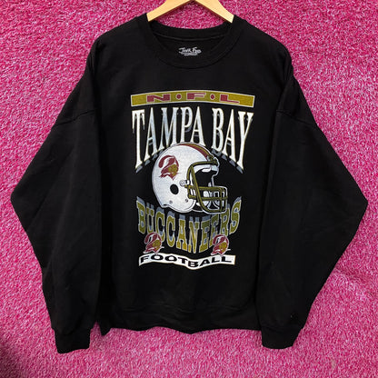 Tampa Bay Buccaneers Junk Food Helmet Crew Fleece size XL