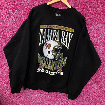 Tampa Bay Buccaneers Junk Food Helmet Crew Fleece size XL