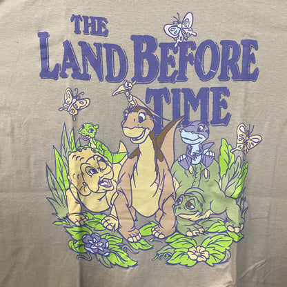The Land Before Time Little Foot Cartoon Graphic T-Shirt Large
