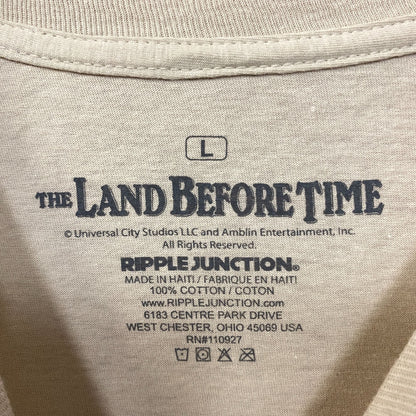 The Land Before Time Little Foot Cartoon Graphic T-Shirt Large