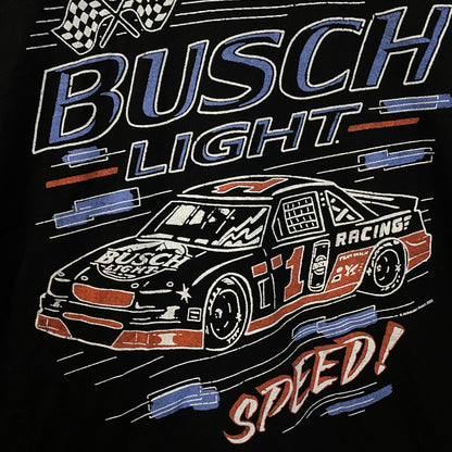Busch Light Speed Racing Car Graphic Design T-Shirt Large
