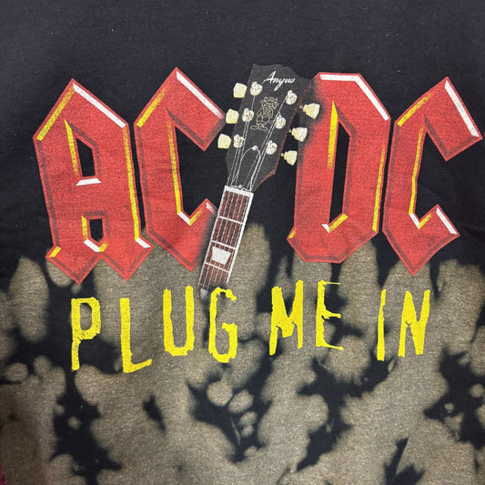 AC/DC  Plug Me In Black Sweatshirt Small