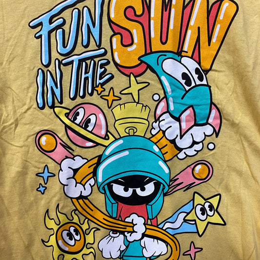 Marvin the Martian Fun in the Sun Looney Tunes T-Shirt Small
