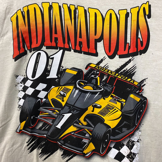 Indianapolis 01 Race Car T-Shirt Size Extra Large