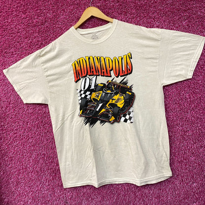 Indianapolis 01 Race Car T-Shirt Size Extra Large