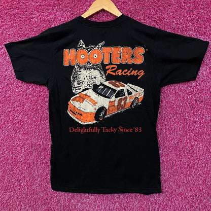 Hooters Racing Delightfully Tacky Since '83 Graphic T-Shirt Medium