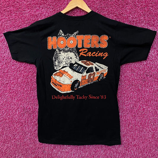 Hooters Racing Delightfully Tacky Since '83 Graphic T-Shirt Medium