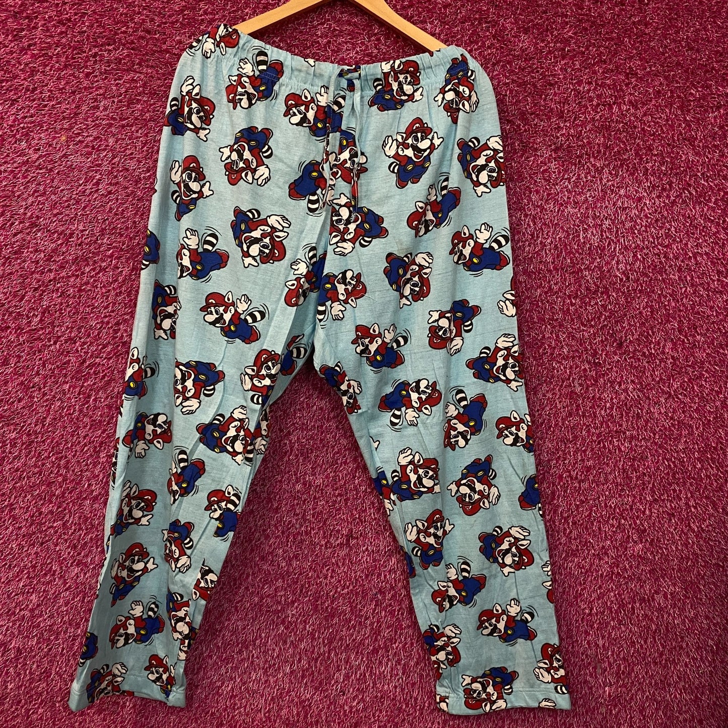 Nintendo Super Mario Bros. 3 Tanooki Suit Pajama Lounge Pants 3XL
