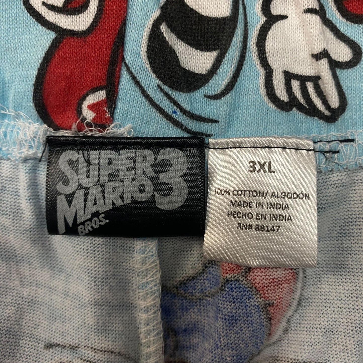 Nintendo Super Mario Bros. 3 Tanooki Suit Pajama Lounge Pants 3XL
