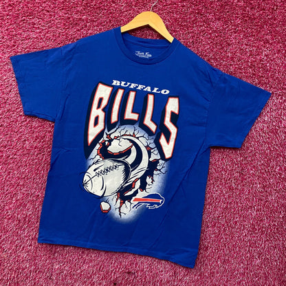 Junk Food NFL Buffalo Bills Blue Logo T-Shirt Medium