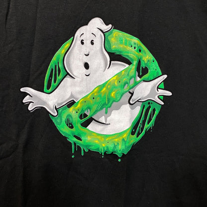 Ghostbusters Slimer Anti Ghost Logo Movie Promo T-Shirt L