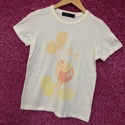Junk Food Clothing Disney Mickey Mouse Faded Original T-Shirt XS