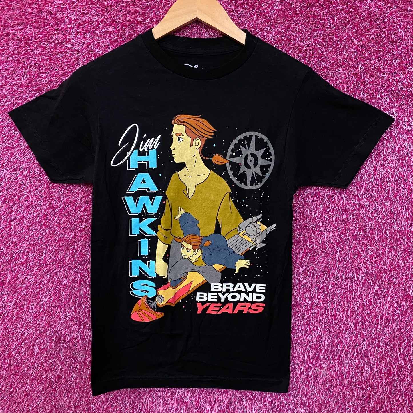 Disney Treasure Planet Jim Hawkins Brave Beyond Years T-Shirt XS