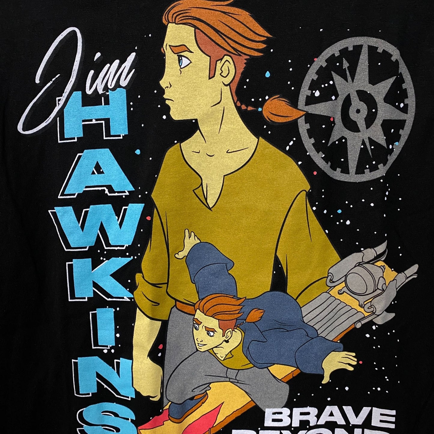 Disney Treasure Planet Jim Hawkins Brave Beyond Years T-Shirt XS