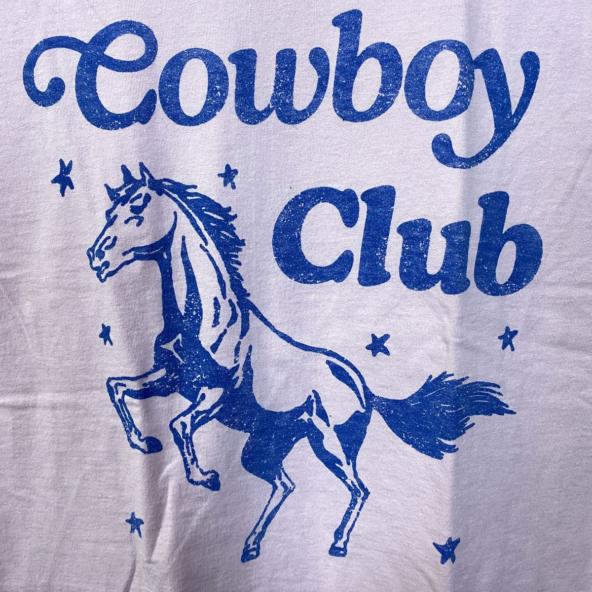 Junk Food Clothing "Cowboy Club" Graphic T-Shirt Medium