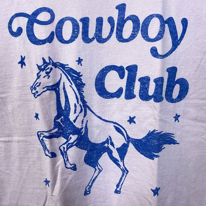 Junk Food Clothing "Cowboy Club" Graphic T-Shirt Medium