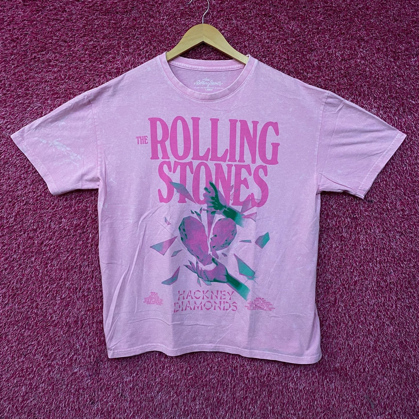 The Rolling Stones Hackney Diamonds Rock T-Shirt Large