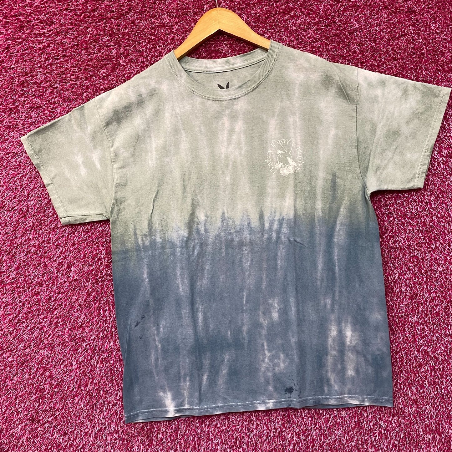PlayBoy Vintage-Style Tie Dye T-Shirt Medium