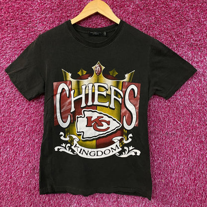 Junk Food Clothing Kansas City Chiefs Kingdom Vintage Style T-Shirt Small