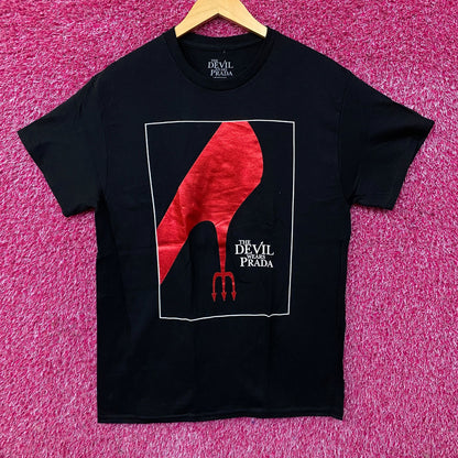 The Devil Wears Prada Red Foil Fashion Theater Poster Tee Medium