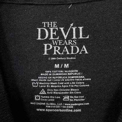 The Devil Wears Prada Red Foil Fashion Theater Poster Tee Medium