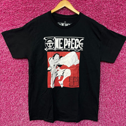 One Piece Luffy Gomu Gomu Punch tshirt size medium