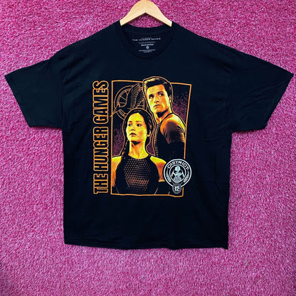 The Hunger Games Katniss & Peeta District 12 Graphic T-Shirt 2XL
