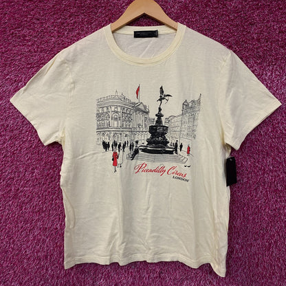 Junk Food Clothing Piccadilly Circus London Women's Vintage Style Tee XL