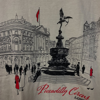 Junk Food Clothing Piccadilly Circus London Women's Vintage Style Tee XL