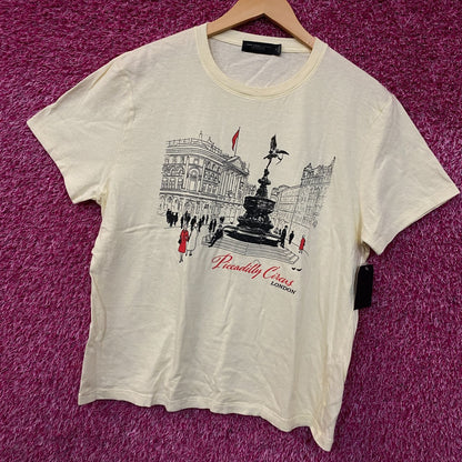 Junk Food Clothing Piccadilly Circus London Women's Vintage Style Tee XL