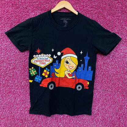 Mariah Carey Official Christmastime Tour Las Vegas Cartoon Graphic T-Shirt Small