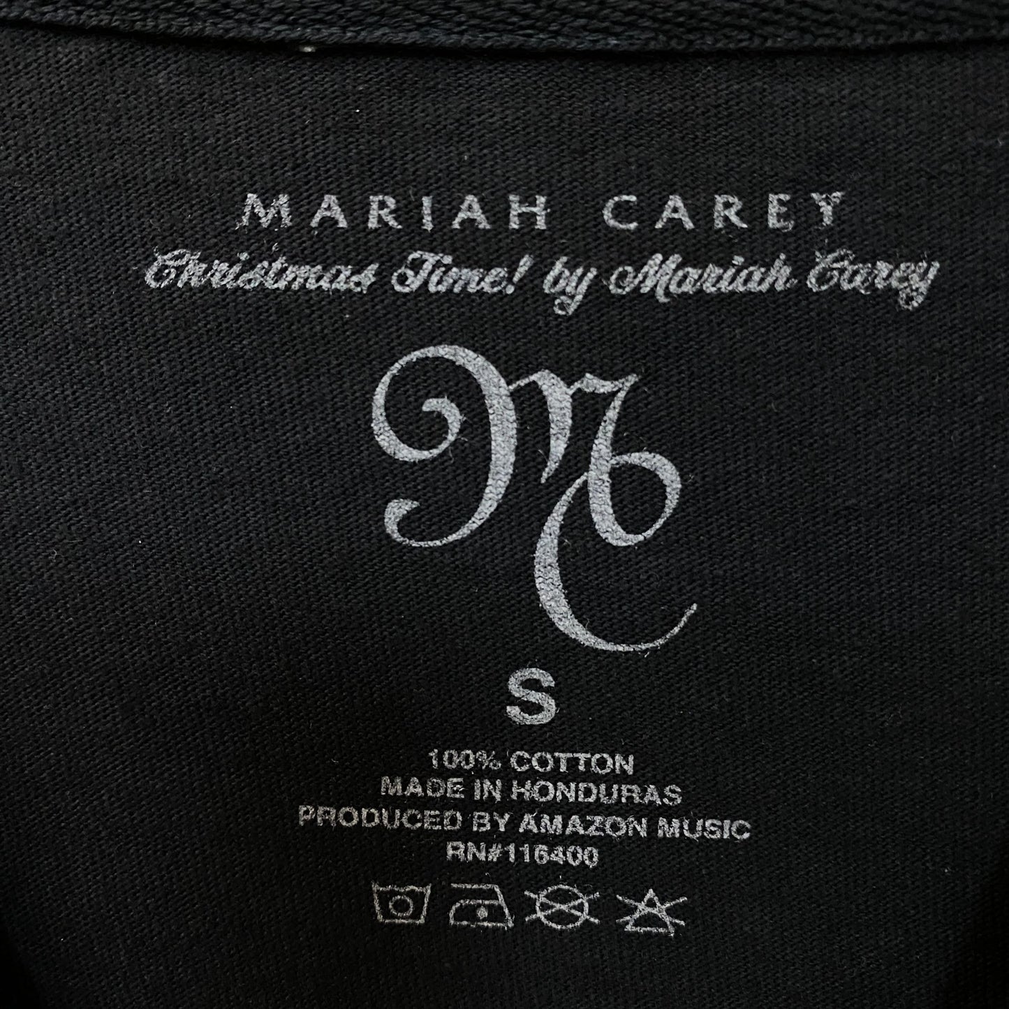 Mariah Carey Official Christmastime Tour Las Vegas Cartoon Graphic T-Shirt Small