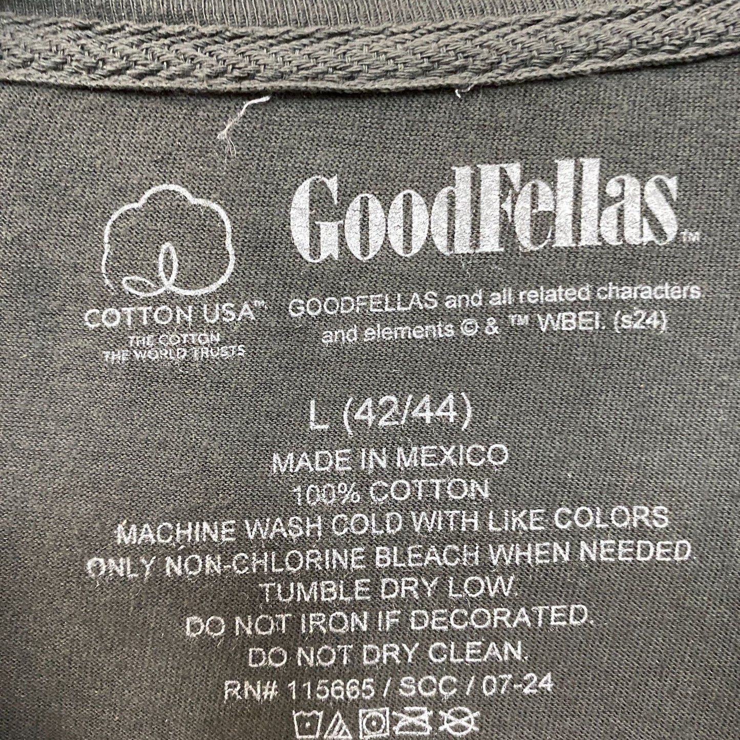 GoodFellas : The Movie Promo Poster T-Shirt Large