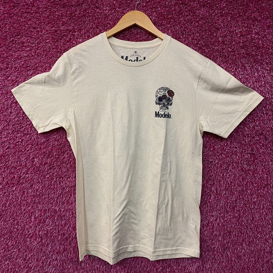 Modelo Viva La Tradicion Dia De Los Muertos Sugar Skull T-Shirt Medium