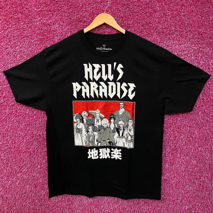 Hell's Paradise Jigokuraku Character Portrait Anime Graphic T-Shirt XL